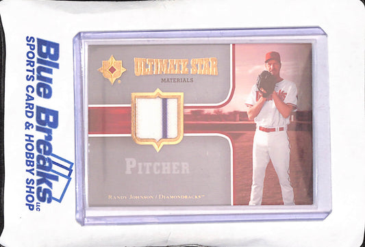 2007 Upper Deck Ultimate Collection - Randy Johnson - Ultimate Star Materials - Relic - Arizona Diamondbacks - Baseball - #SM-RJ