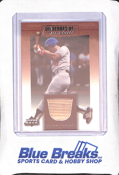 2001 Upper Deck - Steve Garvey - Heroes of Baseball - Game-used Bat Relic - Los Angeles Dodgers - Baseball - #B-SG