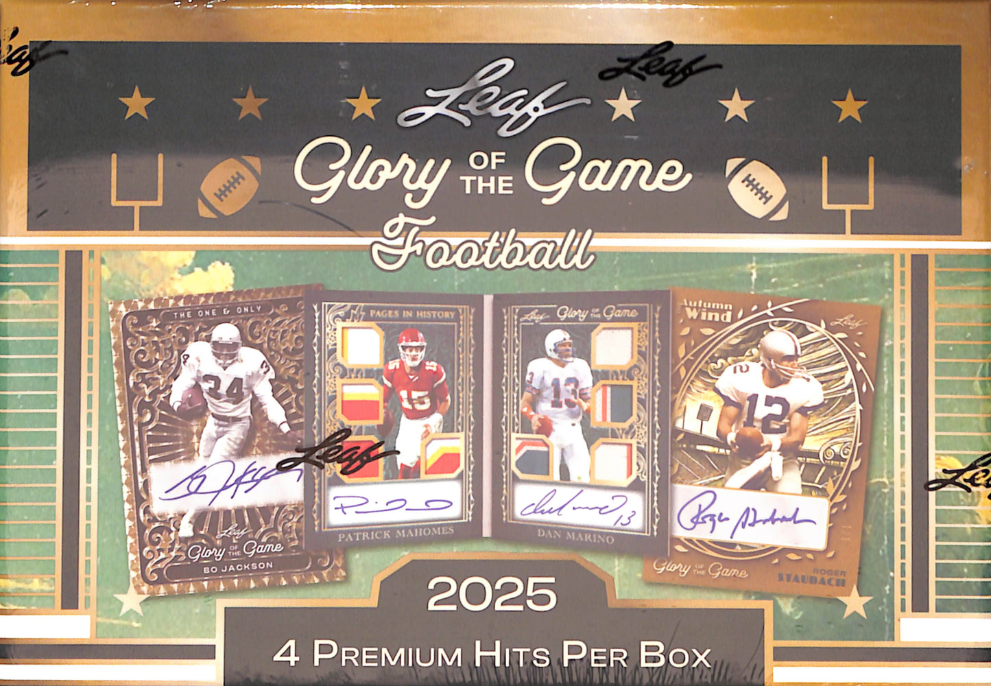2025 Leaf Glory of the Game Football Hobby Box - Sealed Wax