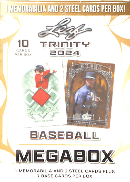 2024 Leaf Trinity Baseball Mega Box - Sealed Wax