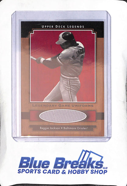 2001 Upper Deck - Legends - Game Uniforms - Reggie Jackson - #J-RJA - baseball - Orioles