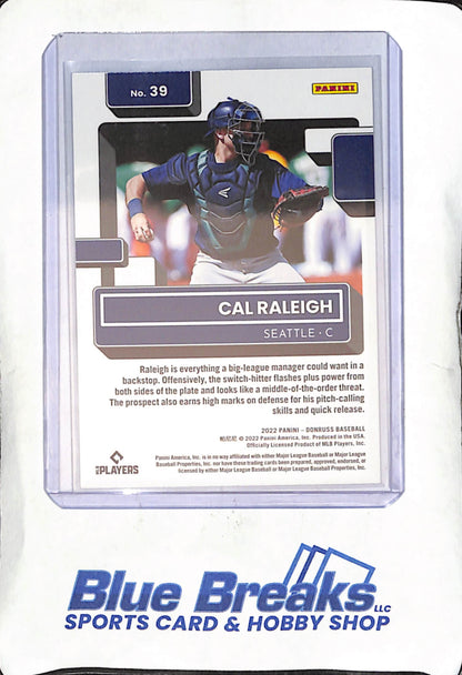 2022 Panini - Donruss - Rated Rookie - Liberty - Cal Raleigh - #39 - Mariners