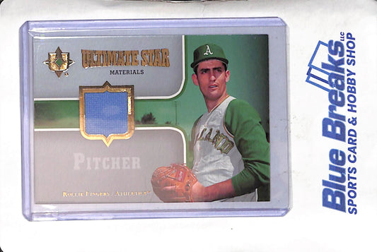 2007 Upper Deck - Ultimate Collection - Ultimate Star Materials - Rollie Fingers - #SM-RF - baseball - Athletics