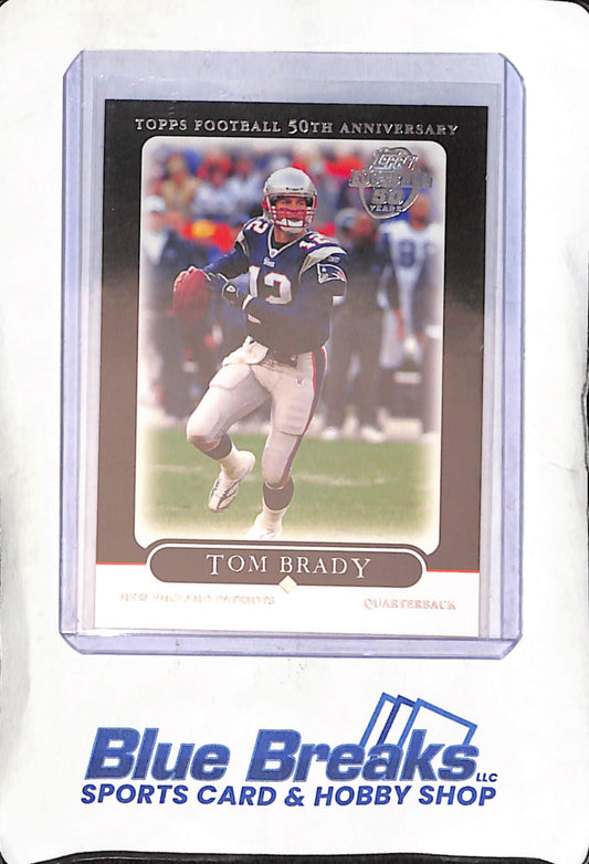 2005 Topps - 50th Anniversary - Tom Brady - #10 - football - Patriots