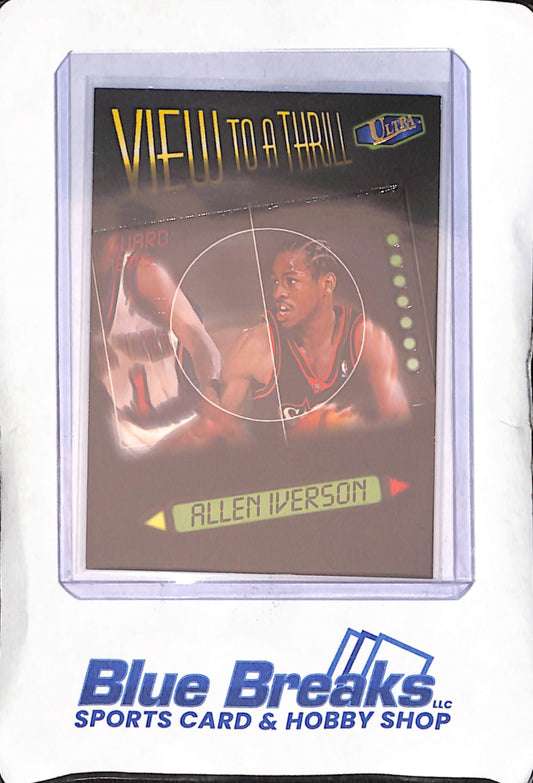 1998 Fleer - Ultra - View to a Thrill - Allen Iverson - 2 of 15 - basketball - 76ers