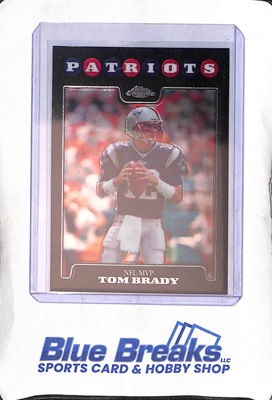 2008 Topps Chrome - Tom Brady - #TC163 - football - Patriots