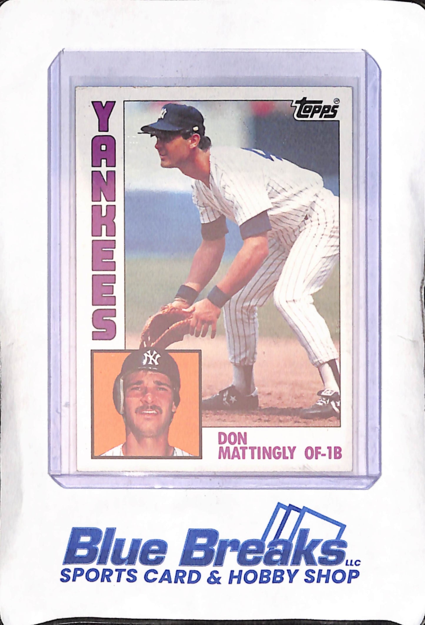 1984 Topps - Don Mattingly - #8 - baseball - Yankees