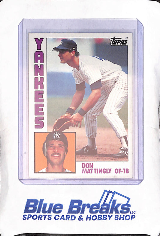 1984 Topps - Don Mattingly - #8 - baseball - Yankees