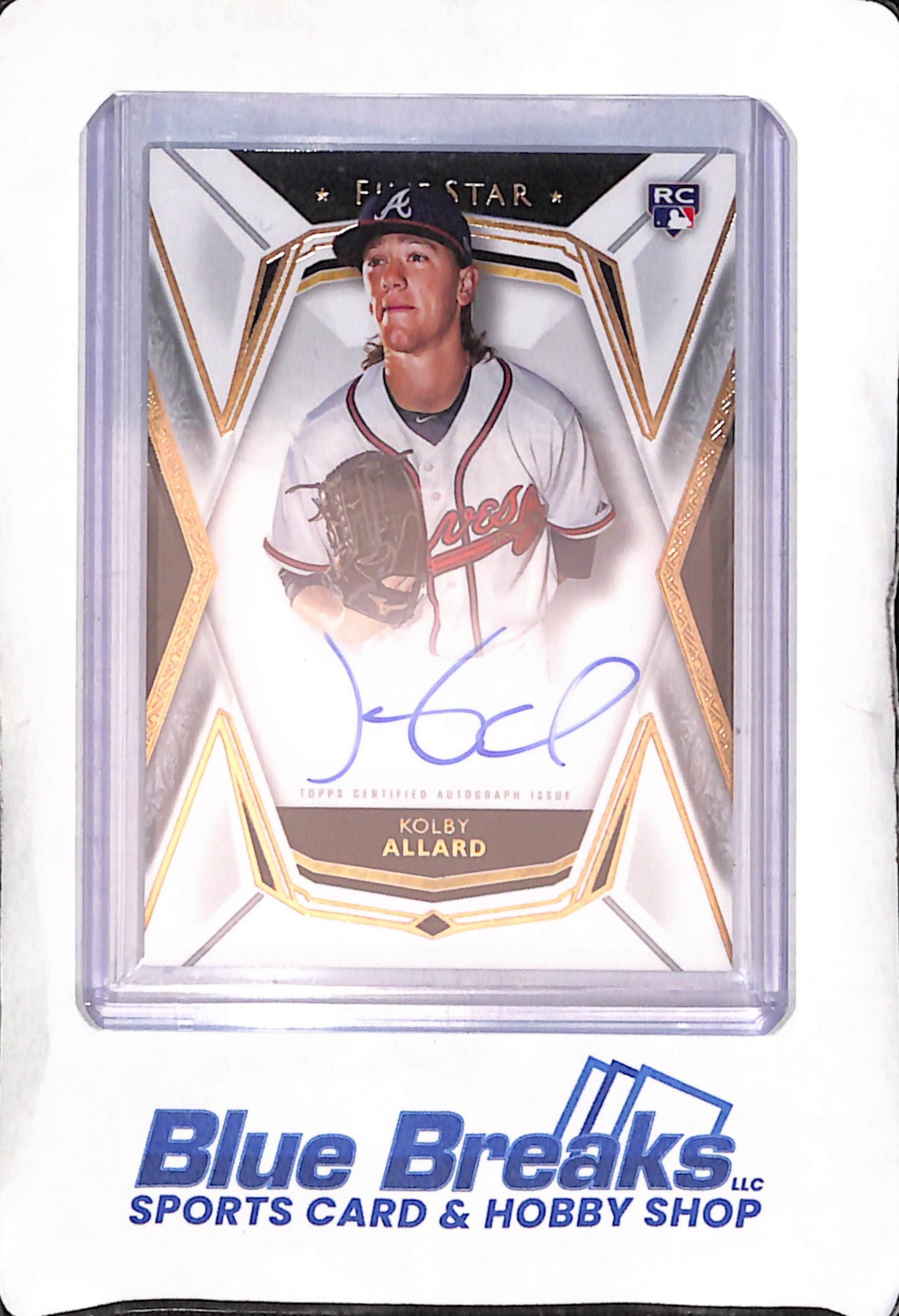 2019 Topps - Five Star - Kolby Allard - auto - RC - #FSA-KA - baseball - Braves
