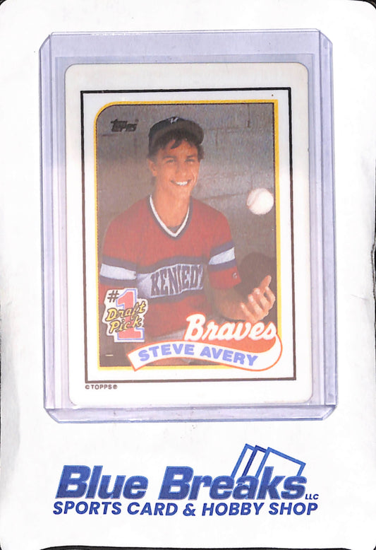 1992 R & N Sports Nostalgia - Topps - Steve Avery - ceramic - limited /111328 - #784 - baseball - Braves