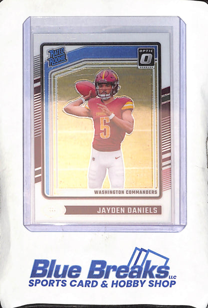 2024 Panini - Donruss Optic - Rated Rookie - Jayden Daniels - #248 - football - Commanders