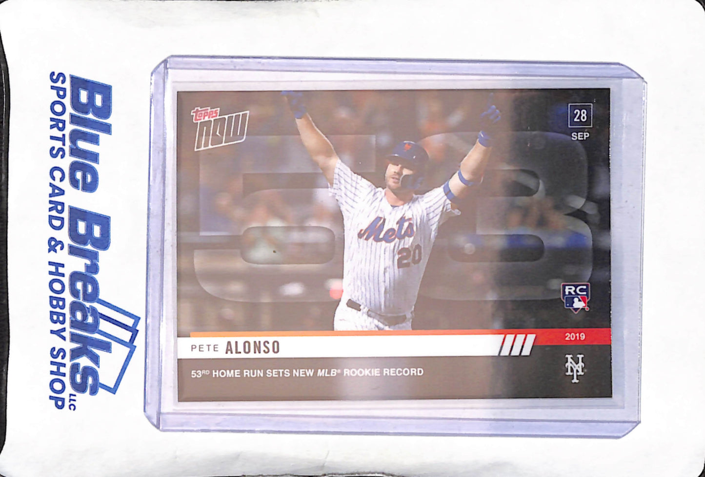 2019 Topps Now - Pete Alonso - RC - September 28 - New York Mets - Baseball - #913