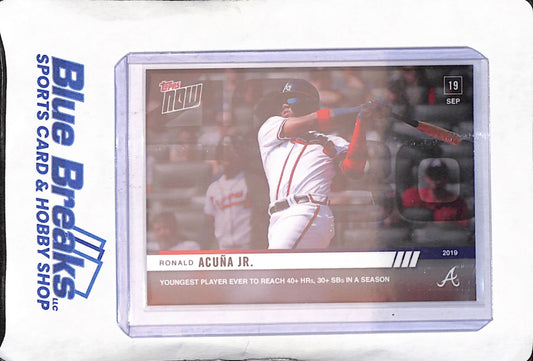 2019 Topps Now - Ronald Acuna Jr - September 19 - Atlanta Braves - Baseball - #868