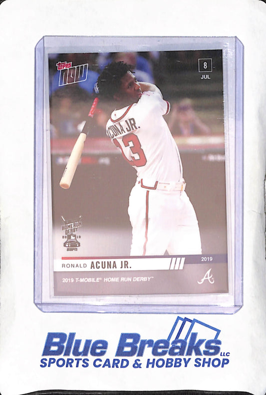 2019 Topps Now - Ronald Acuna Jr - Home Run Derby - July 8 - Atlanta Braves - Baseball - #HRD-6
