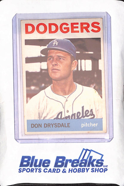 1964 Topps - Don Drysdale - Los Angeles Dodgers - Baseball - #120