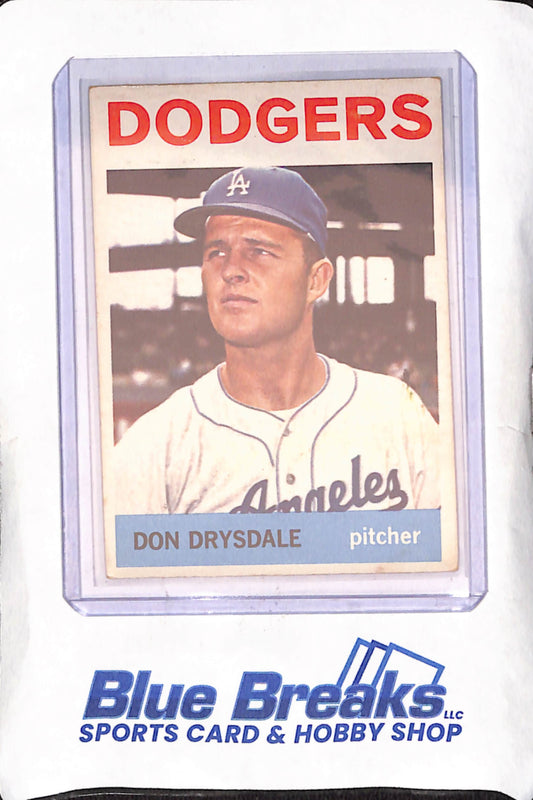 1964 Topps - Don Drysdale - Los Angeles Dodgers - Baseball - #120