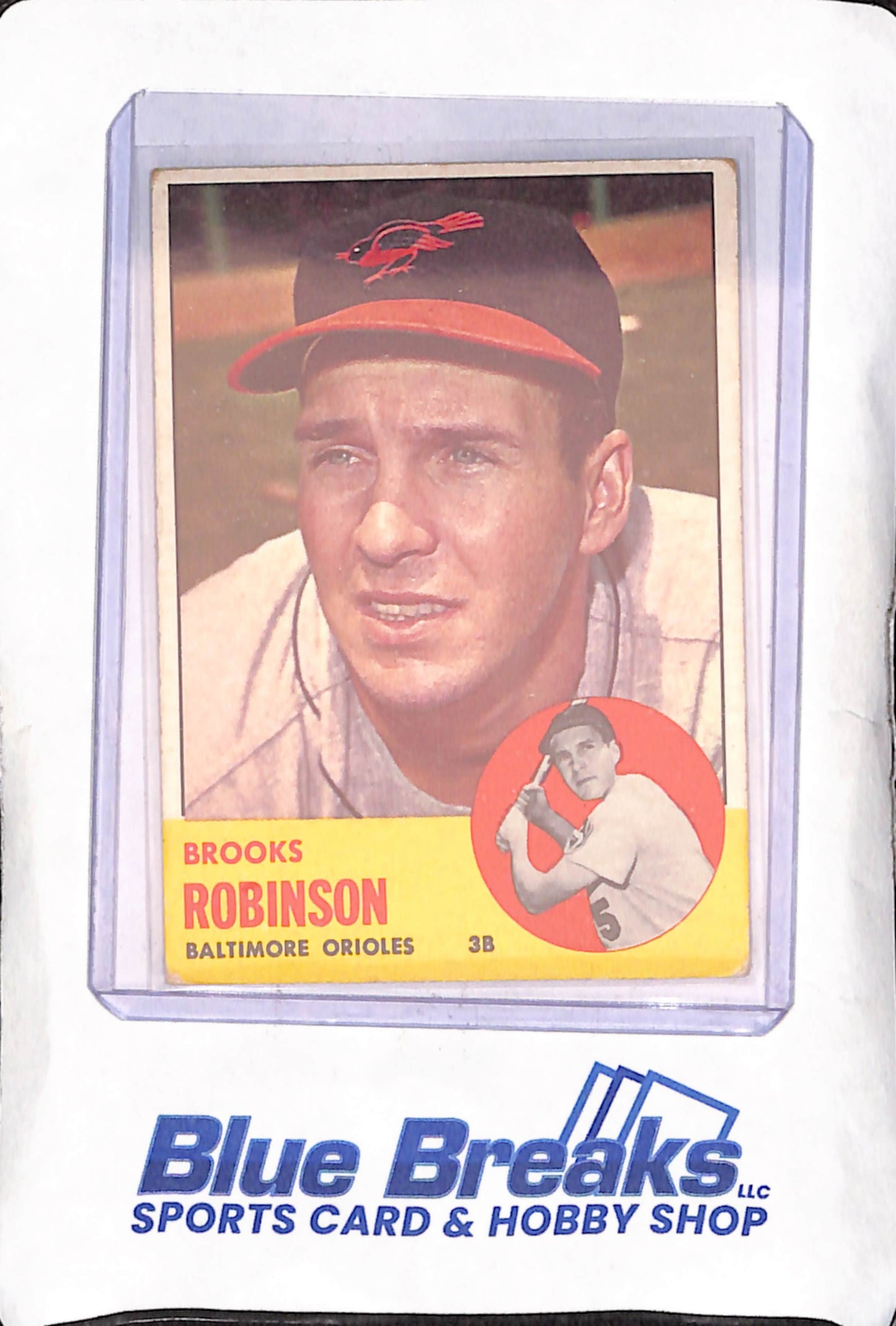 1963 Topps - Brooks Robinson - Baltimore Orioles - Baseball - #345