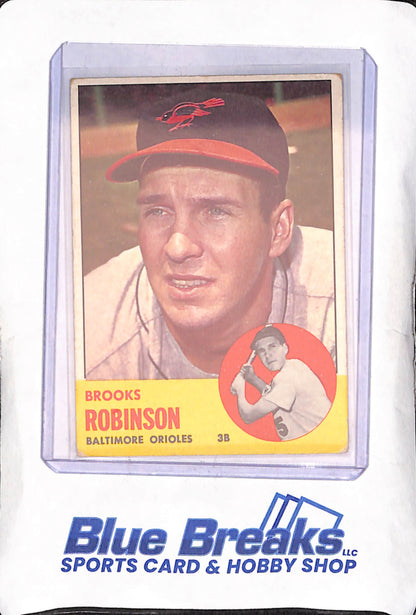 1963 Topps - Brooks Robinson - Baltimore Orioles - Baseball - #345