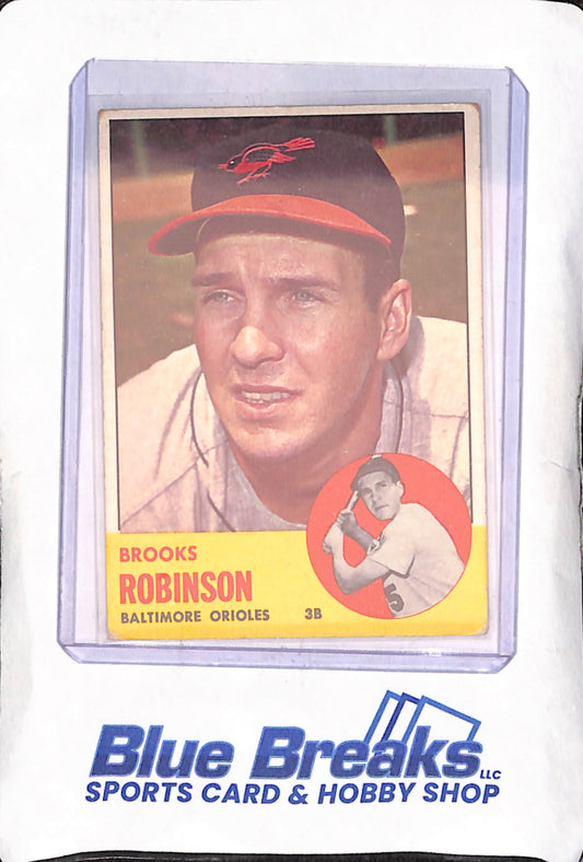 1963 Topps - Brooks Robinson - Baltimore Orioles - Baseball - #345