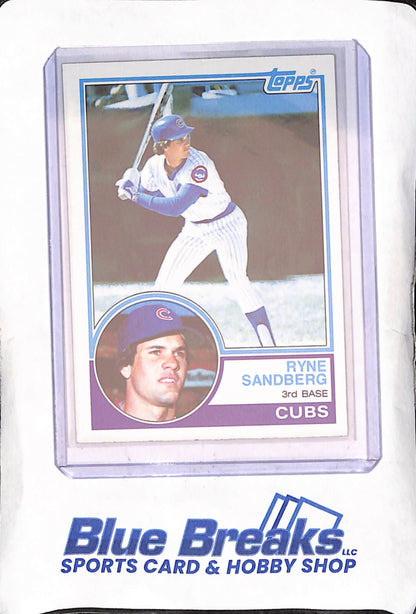 1983 Topps - Ryne Sandberg - RC - Chicago Cubs - Baseball - #83