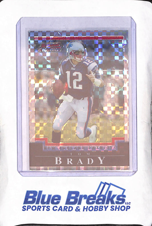 2004 Bowman Chrome - Tom Brady - X-Fractor - 73/250 - New England Patriots - Football - #106