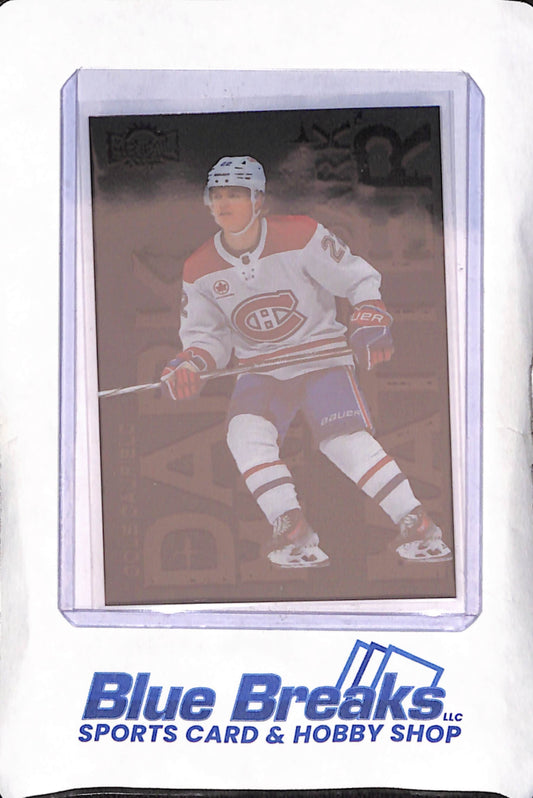 2024-25 Upper Deck Sky Box Metal Universe - Cole Caufield - Dark Matter - Montreal Canadiens - Hockey - #DM-12