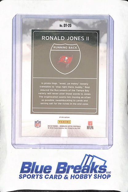 2018 Panini Donruss Optic - Ronald Jones II - Downtown - Tampa Bay Buccaneers - Football - #DT-20