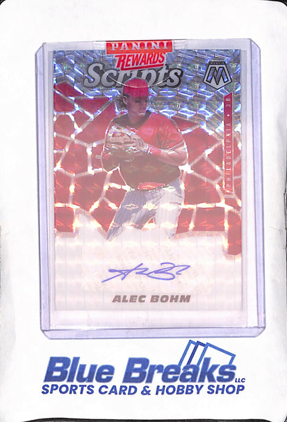 2021 Panini Mosaic - Alec Bohm - Prizm Scripts Autograph - Philadelphia Phillies - Baseball - #SCR-AB