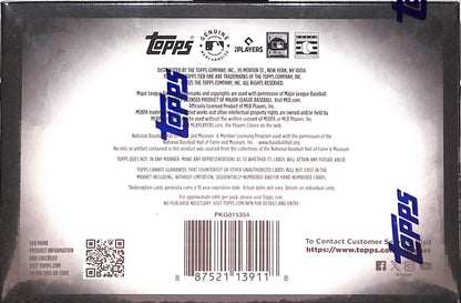 2025 Topps Tier One Hobby Box - Baseball - Sealed Wax