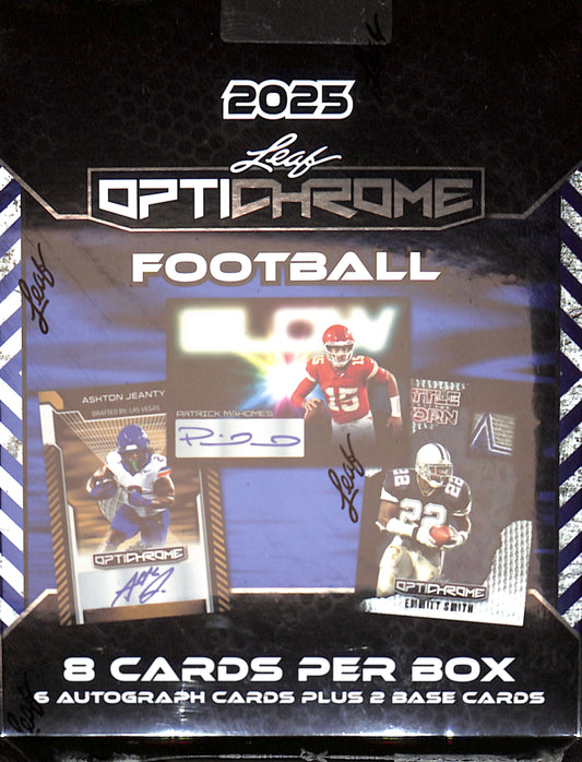 2025 Leaf Optichrome Football Hobby Box - Sealed Wax