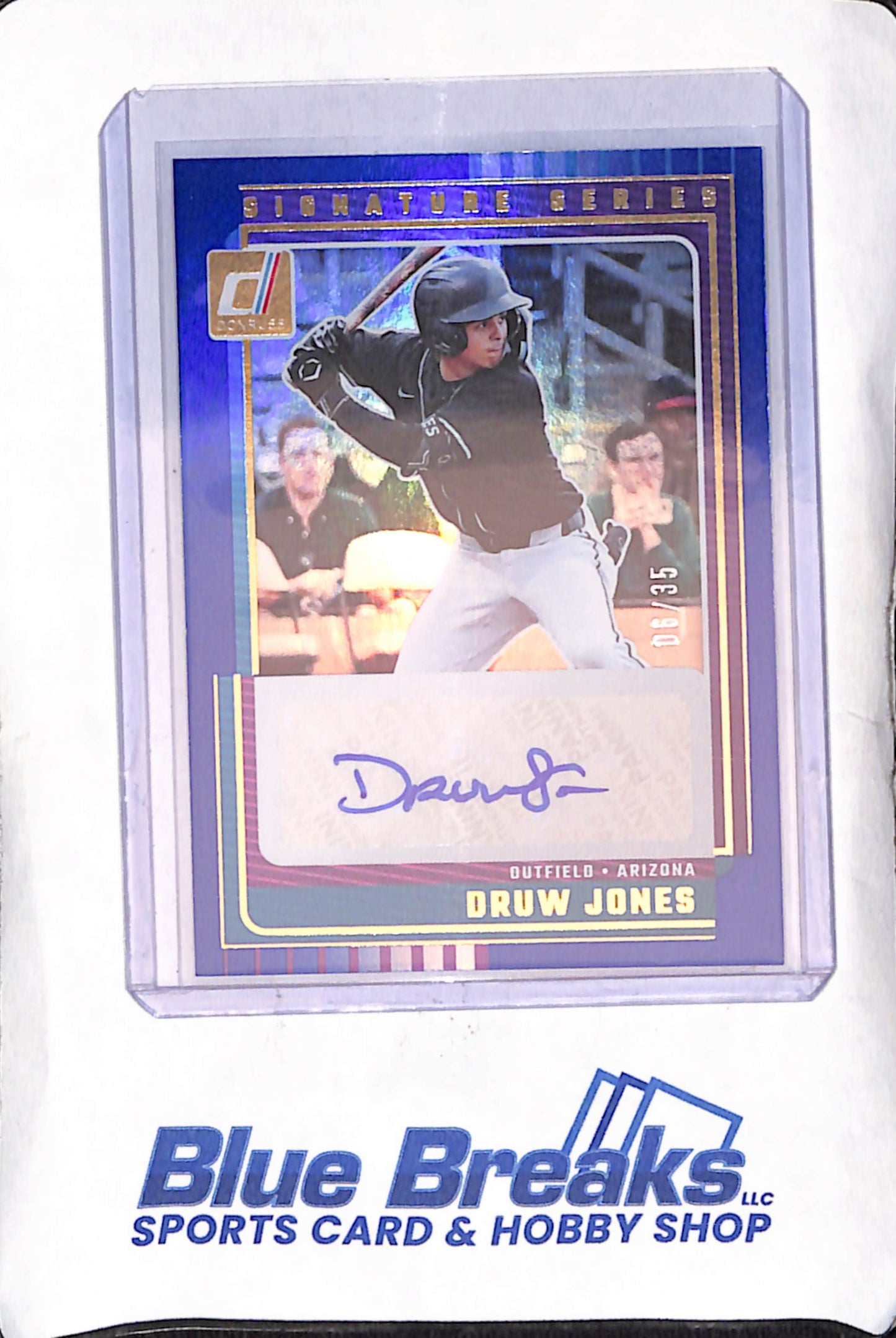 2025 Panini Donruss - Druw Jones - Signature Series Autograph - 6/35 - Arizona Diamondbacks - Baseball - SG-DJN