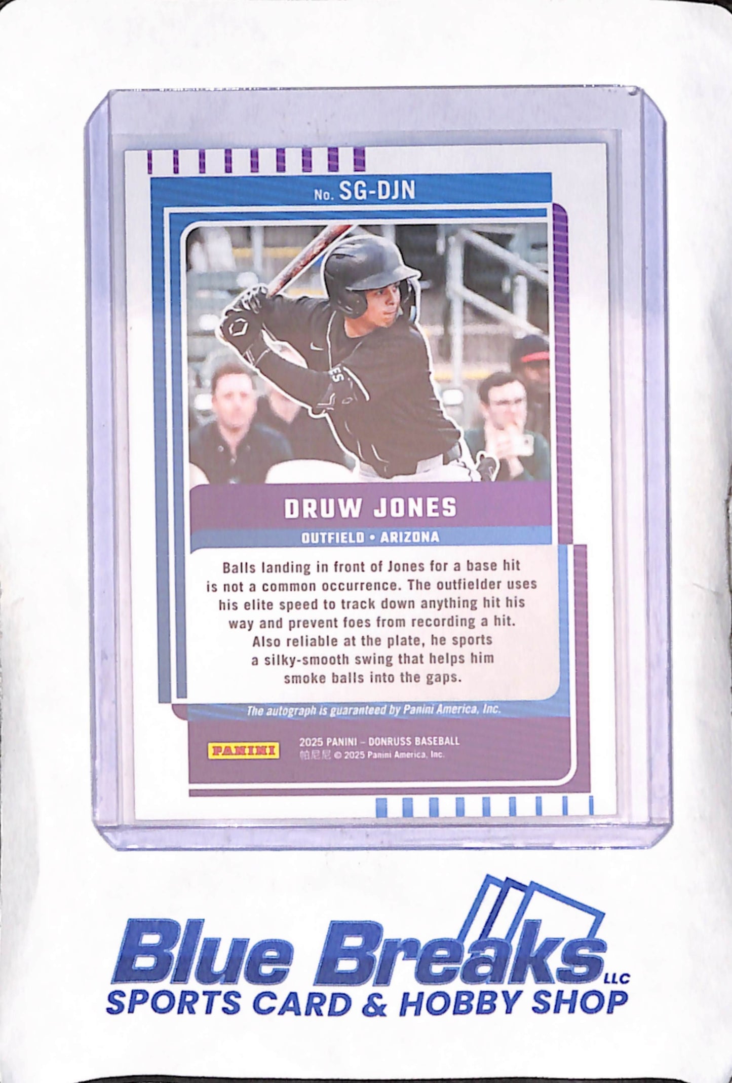 2025 Panini Donruss - Druw Jones - Signature Series Autograph - 6/35 - Arizona Diamondbacks - Baseball - SG-DJN