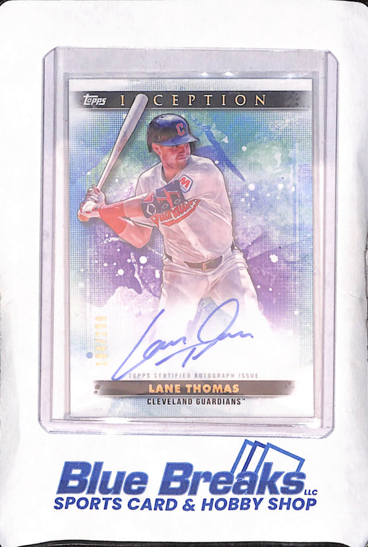 2024 Topps Inception - Lane Thomas - Autograph - 194/299 - Cleveland Guardians - Baseball - #BRES-LT