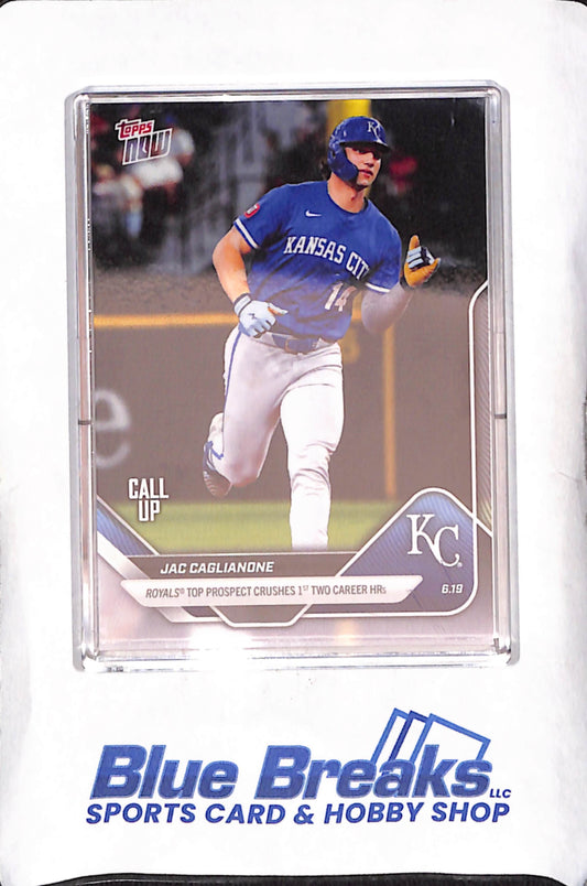 2025 Topps Now - Jac Cagianono - Call Up 6/19/2025 - Set of 5 - Kansas City Royals - Baseball - #320