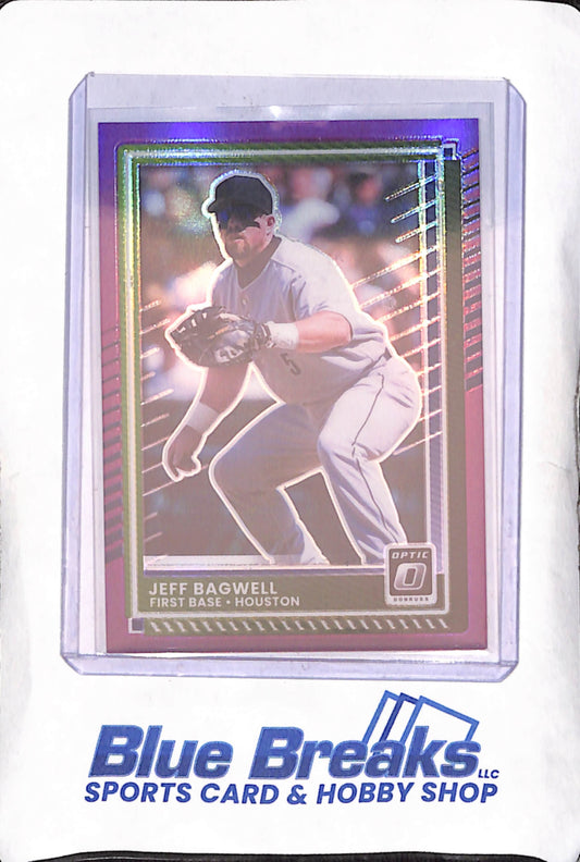 2025 Panini Donruss Optic - Jeff Bagwell - Pink Prizm - 16/49 - Houston Astros - Baseball - #25