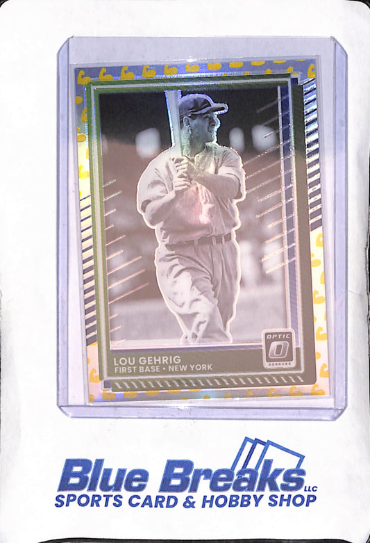 2025 Panini Donruss Optic - Lou Gehrig - Flex Emoji - 33/149 - New York Yankees - Baseball - #55