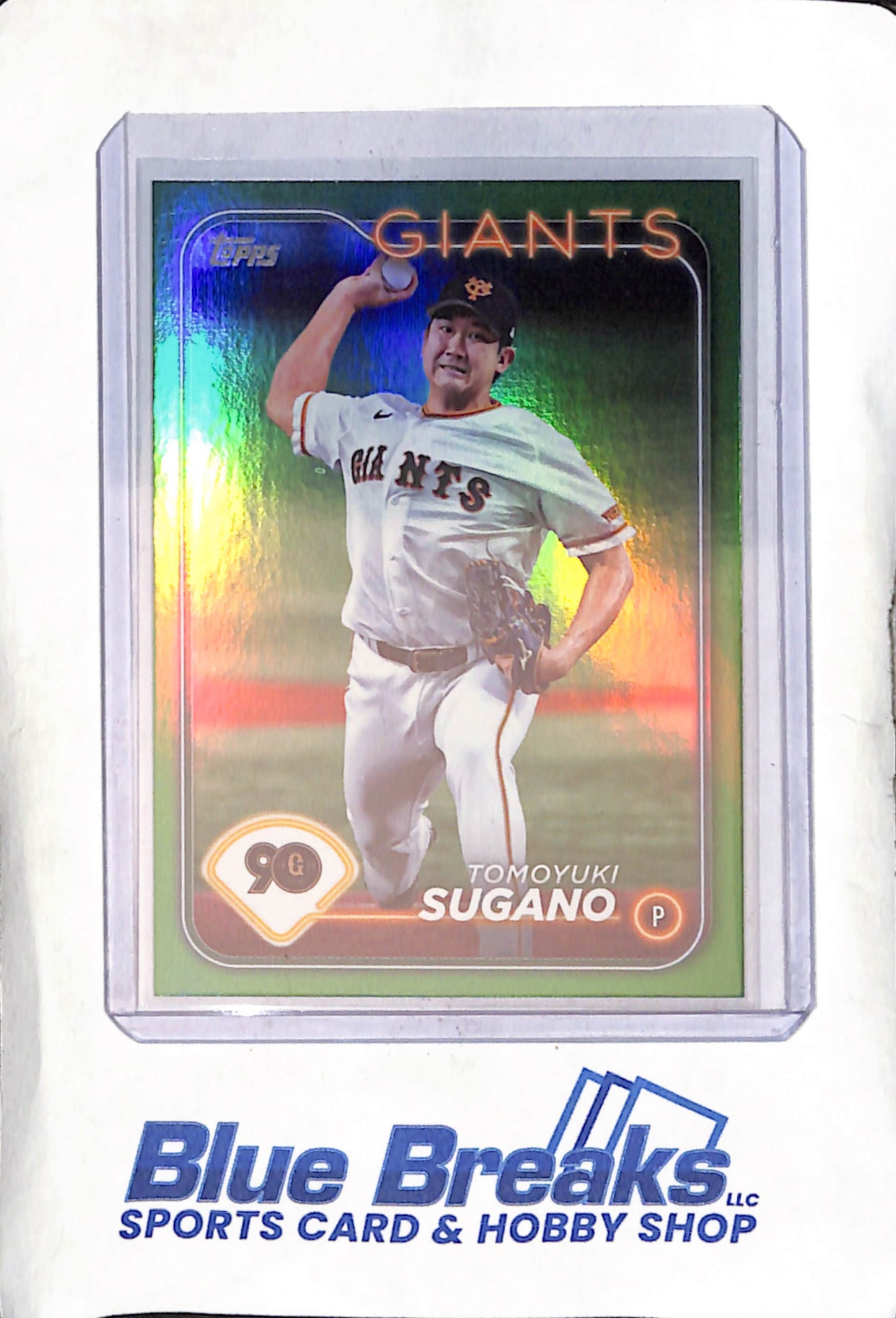 2024 Topps NPB - Tomoyuki Sugano - #189 - Green - 61/99 - Baseball - Giants - Orioles