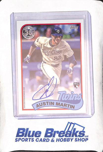 2024 Topps Update - Austin Martin - Autograph - 35th Anniversary - RC - Minnesota Twins - Baseball - #89AU-AUM