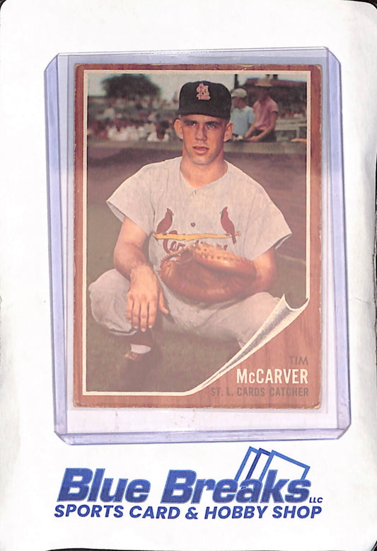 1962 Topps - Tim McCarver - St Louis Cardinals - Baseball - #167