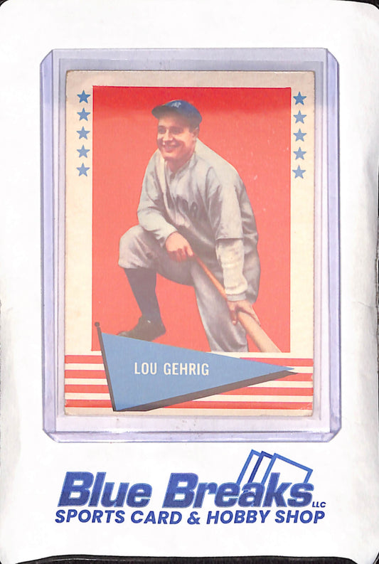 1961 Fleer - Lou Gehrig - Baseball Greats - New York Yankees - Baseball - #31