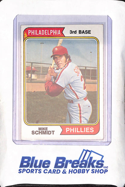 1974 Topps - Mike Schmidt - Philadelphia Phillies - Baseball - #283