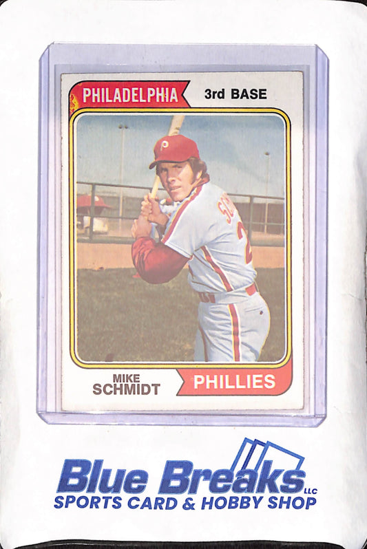 1974 Topps - Mike Schmidt - Philadelphia Phillies - Baseball - #283