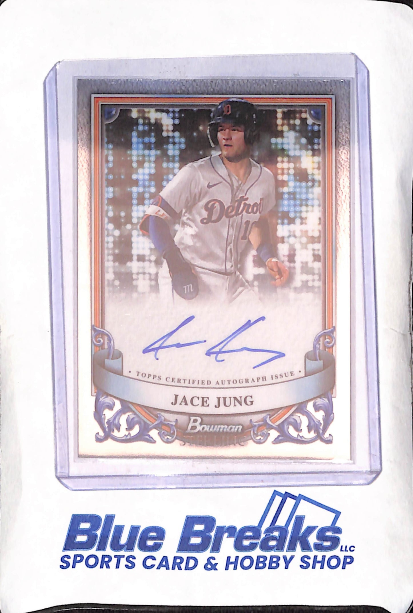 2024 Bowman Sterling - Jace Jung - Autograph - Detroit Tigers - Baseball - #PA-JJ