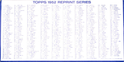 1952 Topps Reprint Set - Complete Factory Sealed - Sealed Wax