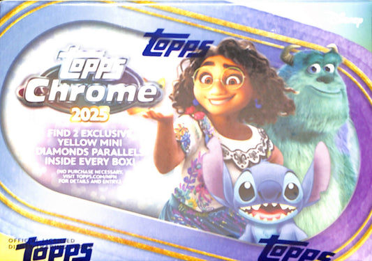 2025 Topps Chrome Disney Value Box - Sealed Wax