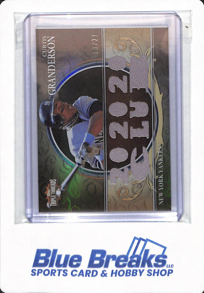 2013 Topps Triple Threads - Curtis Granderson - #TTR-CGR3 - New York Yankees - Baseball - 19/27