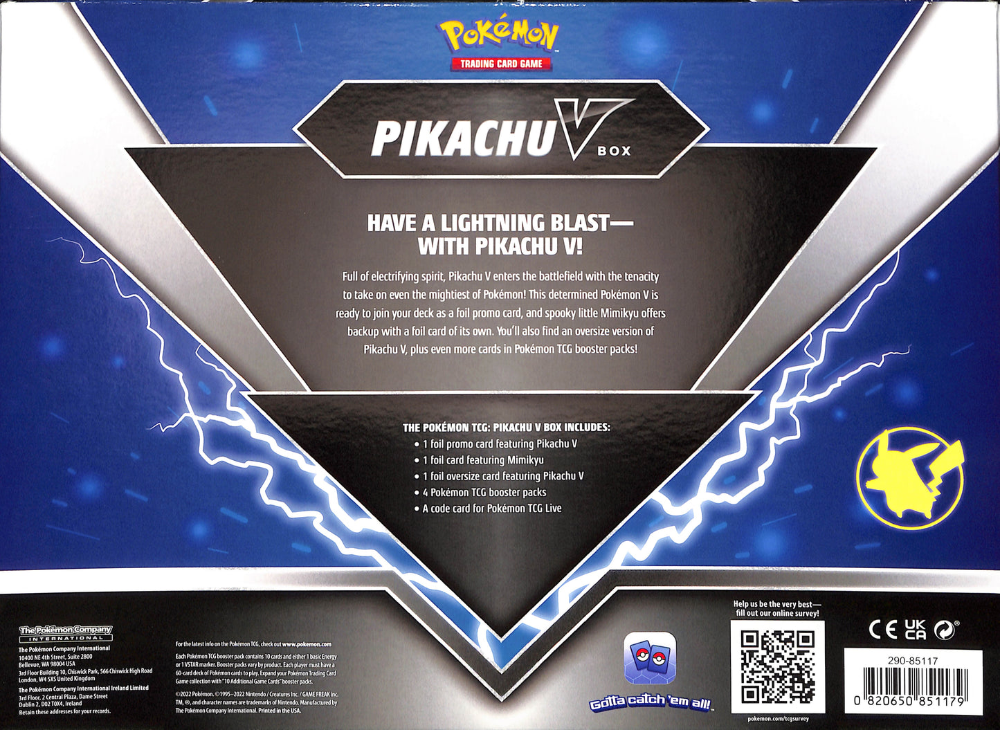 Pokemon - Pikachu V Box - Sealed Wax
