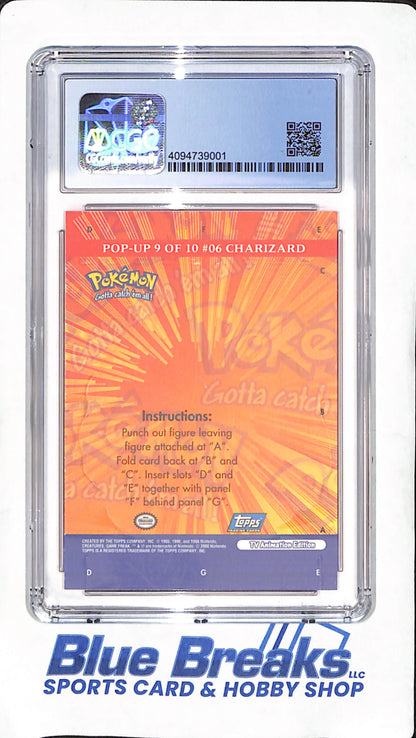 2000 Topps Pokemon Series 3 - Charizard - Pop-Up 9 of 10 - CGC Gem Mint 9.5 - #6