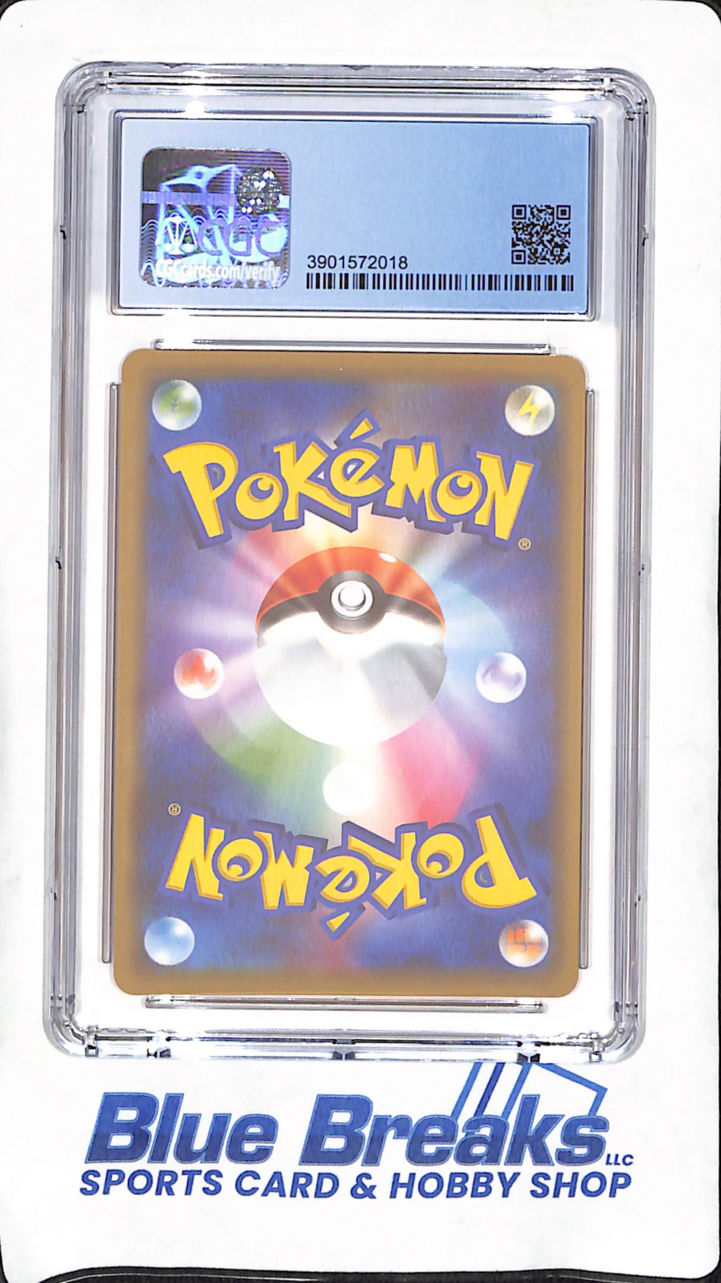 2019 Japanese Pokemon - Greninja & Zoroark GX - Tag Team GX: Tag Team All Stars - CGC Perfect 10 - #72/173