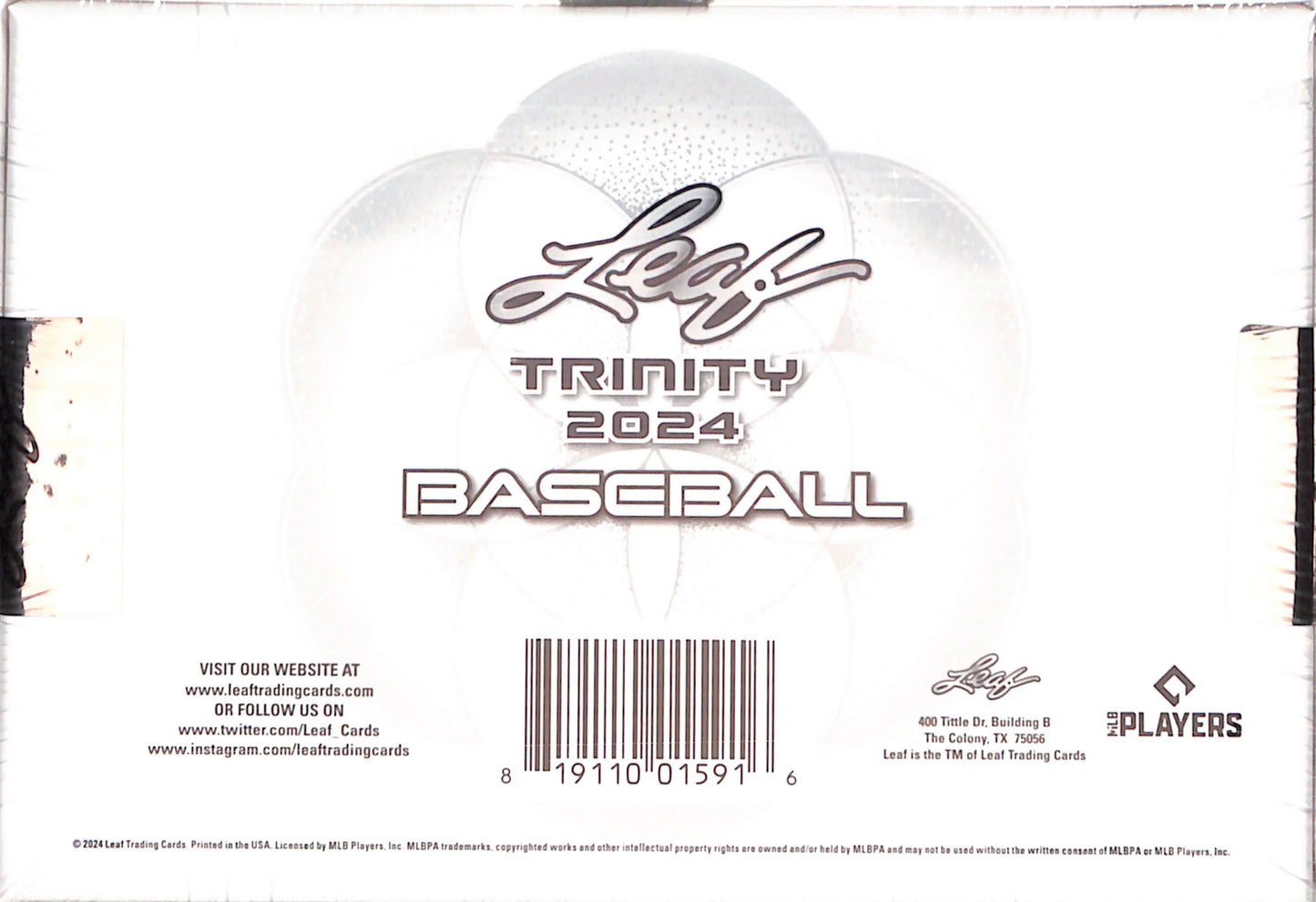 2024 Trinity Baseball Hobby Box - Sealed Wax